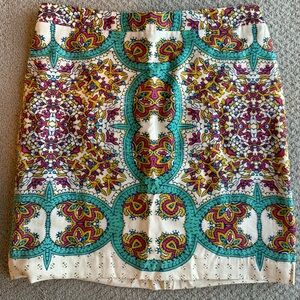 Colorful Patterned Women's Skirt